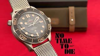 NO TIME TO DIE Omega Seamaster Special Edition James Bond 007 Watch  Unboxing amp first impressions [upl. by Nihcas743]