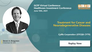 Treatment for Cancer and Neurodegenerative Diseases  CytRx OTCQB CYTR Presentation at GCFF Jun10 [upl. by Marilou28]