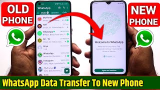 How to transfer WhatsApp Messeges From old to New Phone  Backup WhatsApp Data to new mobile [upl. by Fia]