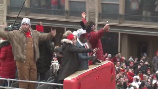 Free shuttles will help Chiefs fans get to Super Bowl parades [upl. by Corie927]