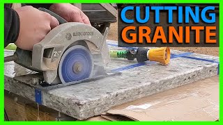 How To Cut Granite Countertop [upl. by Aniral]