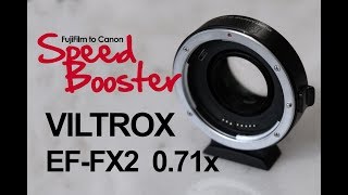 Viltrox EFFX2 Speedbooster Canon to Fujifilm adapter [upl. by Smitty840]