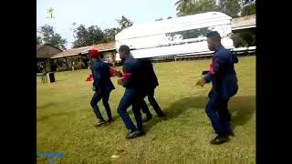 Dead body falls from casket just because of bad dancers [upl. by Modie]