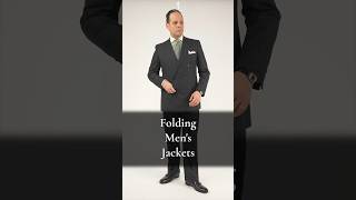 How to Fold Mens Suit Jackets Blazers amp Sport Coats [upl. by Alcina]