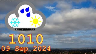 1010  Timelapse CLOUDS  HD – 09 Sep 2024 tlCLOUDS [upl. by Einnalem924]