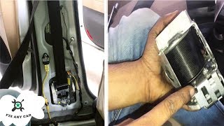 How to Unlock Locked Seat Belts after Accident Repair Easy Fix [upl. by Anhej73]