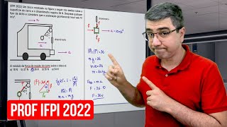 Professor IFPI 2022  O módulo da força de reação do carro [upl. by Airotcivairam]