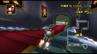 MKW N64 Bowsers Castle glitch Flap  48689  Justin [upl. by Seema]