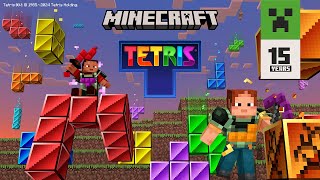 Minecraft x Tetris ® addon [upl. by Shu]