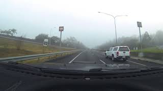 Scenic Drive through Brisbane Redbank to Rocklea on a Foggy Morning [upl. by Rillis]