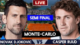 Djokovic vs Ruud Live Stream  ATP Monte Carlo 2024  Casper Ruud vs Novak Djokovic Live [upl. by Aicala]