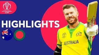 700 Runs In High Scorer  Australia vs Bangladesh  ICC Cricket World Cup 2019  Match Highlights [upl. by Kcirrem]