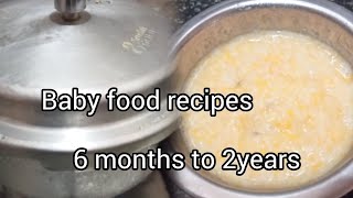 Baby food recipes 👶6 months 🤱 to up to 2 yearsmy old cooking videosbaby food recipes [upl. by Lucilla]