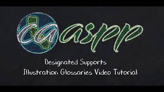 Designated Supports  Illustration Glossaries Tutorial [upl. by Neufer]