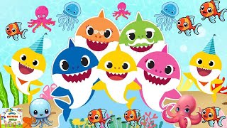 Baby Shark Wiggle Wiggle with Octopus amp Jellyfish  Baby Shark Dance  Kids Songs amp Nursery Rhymes [upl. by Zach]