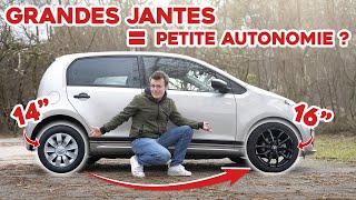 Jantes 14quot vs 16quot  Je MESURE la différence dautonomie sur ma VOITURE ÉLECTRIQUE [upl. by Conway]