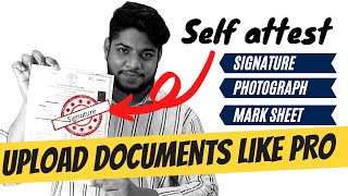 How to upload Signature photograph Mark sheet in online application form Any University 🔥🔥 [upl. by Digdirb]