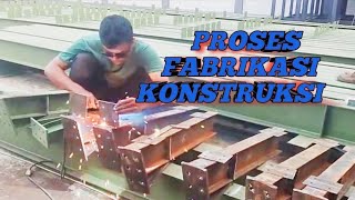 PROSES FABRIKASI KONSTRUKSI BAJA DAN PENGELASAN Baja wlder welding carapembuatankonstruksibaja [upl. by Asinla]