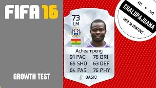 FIFA 16  Frank Acheampong  Growth Test [upl. by Kendyl]