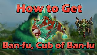 How to Get Banfu Cub of Banlu  New Monk Class Pet [upl. by Drugge]