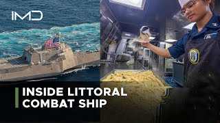 What is it like to live inside a US Navy littoral combat ship [upl. by Nevarc904]