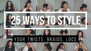 YOUR TWISTS DON’T HAVE TO BE BORING Try These 25 Marley Twist Hairstyles Today  Box Braids Locs [upl. by Jenkel]