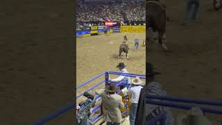 Caleb Smidt tie down roping 2023 NFR rd3 [upl. by Morganne669]