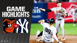 Orioles vs Yankees Game Highlights 92624  MLB Highlights [upl. by Ydur477]