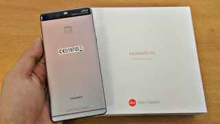 Huawei P9  Unboxing Setup amp First Look 4K [upl. by Aleunamme]