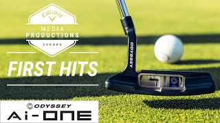 Odyssey Golf  First Hits  The NEW AiONE Putters [upl. by Tengler]