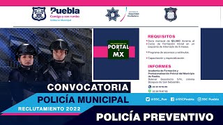 🟡 CONVOCATORIA 20222023 Policía Preventivo INCORPORATE ✅ Requisitos Beneficios Documentación [upl. by Annaeel851]