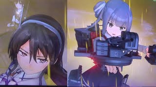 【艦これアーケード】霞改二乙＆足柄改二 VS レ級！！（≧▽≦）『礼号作戦』の足音が聴こえる（▽）。 [upl. by Ennairb]