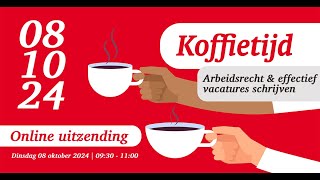 Koffietijd oktober 2024  WerkgeversServicepunt WestBrabant [upl. by Mik143]