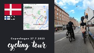 CYCLING TOUR COPENHAGEN DENMARK  pyöräilyä Köpiksessä osa 44 iltapäiväretki perheen kanssa [upl. by Aleit]