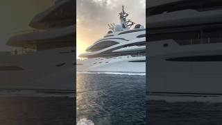 Check out the Massive 123m MegaYacht Al Lusail🔥Built by Lürssen Yachts in 2017 luxuryyacht [upl. by Adnael]