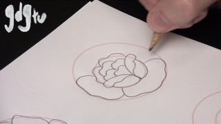 How to Draw Basic Traditional Rose Tattoo Designs by a Tattoo Aritist [upl. by Annoirb]