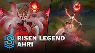 Risen Legend Ahri vs Star Guardian Ahri Skins Comparison League of Legends [upl. by Schuh296]