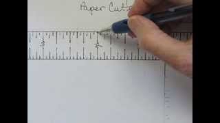 How to Read 16ths of an Inch on Rulers and Paper Cutters [upl. by Nena]