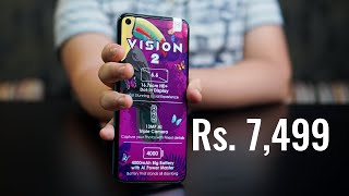 itel Vision 2 unboxing  triple camera big display octa core for Rs7499 [upl. by Leiad]