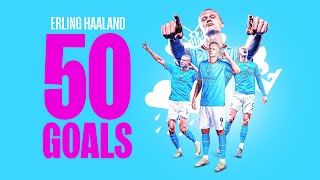 ERLING HAALAND JOINS 50 CLUB  Every goal for Man City so far [upl. by Fonville]