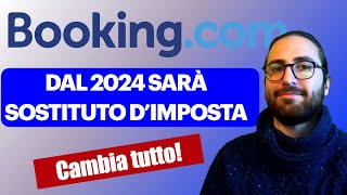 Nel 2024 Booking Verserà la Cedolare Secca a Posto Tuo [upl. by Roxi709]