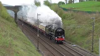 70000 Britannia 1z15 Leicester  Carlisle quotThe Lakelanderquot Sat 13th April 2024 [upl. by Peri]