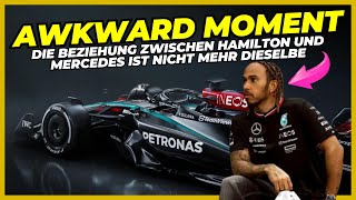 FÜHLT SICH HAMILTON SCHON UNBEHAGLICH INNERHALB VON MERCEDES FORMEL 1 [upl. by Hodess]