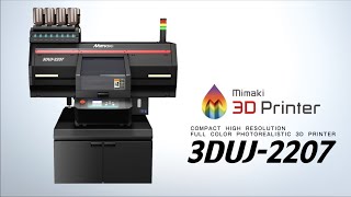 【ENG】3DUJ2207 Full Color 3D Inkjet Printer  MIMAKI ENGINEERING CO LTD [upl. by Ellevehs]