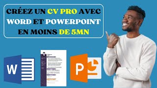 Un Cv simple avec PowerPoint et Microsoft Word améliorez vos chances de décrocher un job [upl. by Adnilab876]