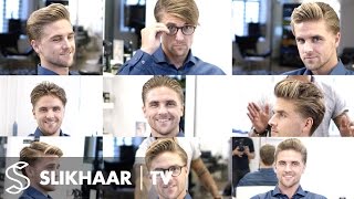 9 different hairstyles in 1 haircut  Mens hairstyling inspiration [upl. by Nickola]