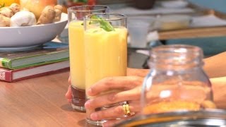 How to Make a Mango Lassi  Indian Food [upl. by Tenaej171]