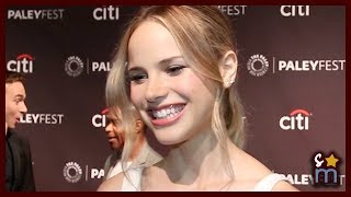 Halston Sage Talks THE ORVILLE Season 1 Alaras Makeup amp More  Interview [upl. by Farny]