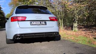 Audi RS6 Avant C7 with Akrapovic [upl. by Claudette]