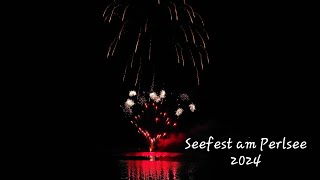 4K Feuerwerk Seefest am Perlsee Waldmünchen 19072024 [upl. by Anilok]